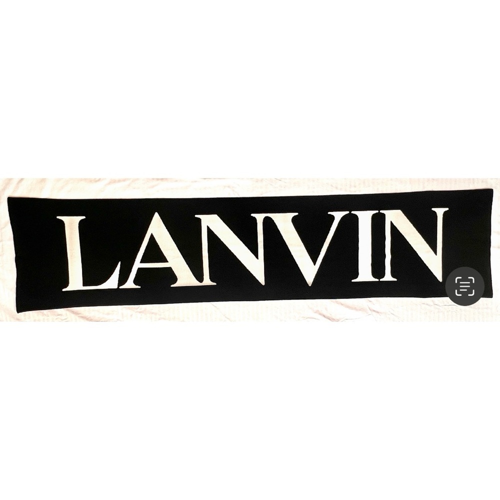 LANVIN oversized wool cashmere scarf
